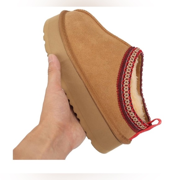 Women's Platform Slippers Mini Boots Tasman Slippers - Size 42 / US 9 - Picture 3 of 11